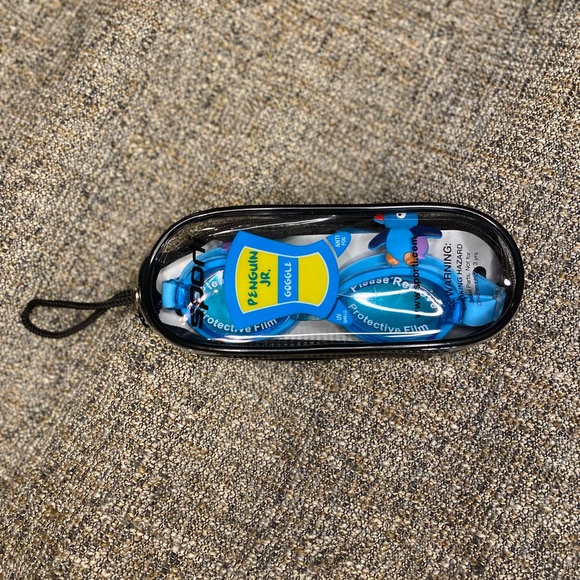 Sporti Jr. Penguin Blue Swim Anti-fog Goggles - Picture 2 of 6